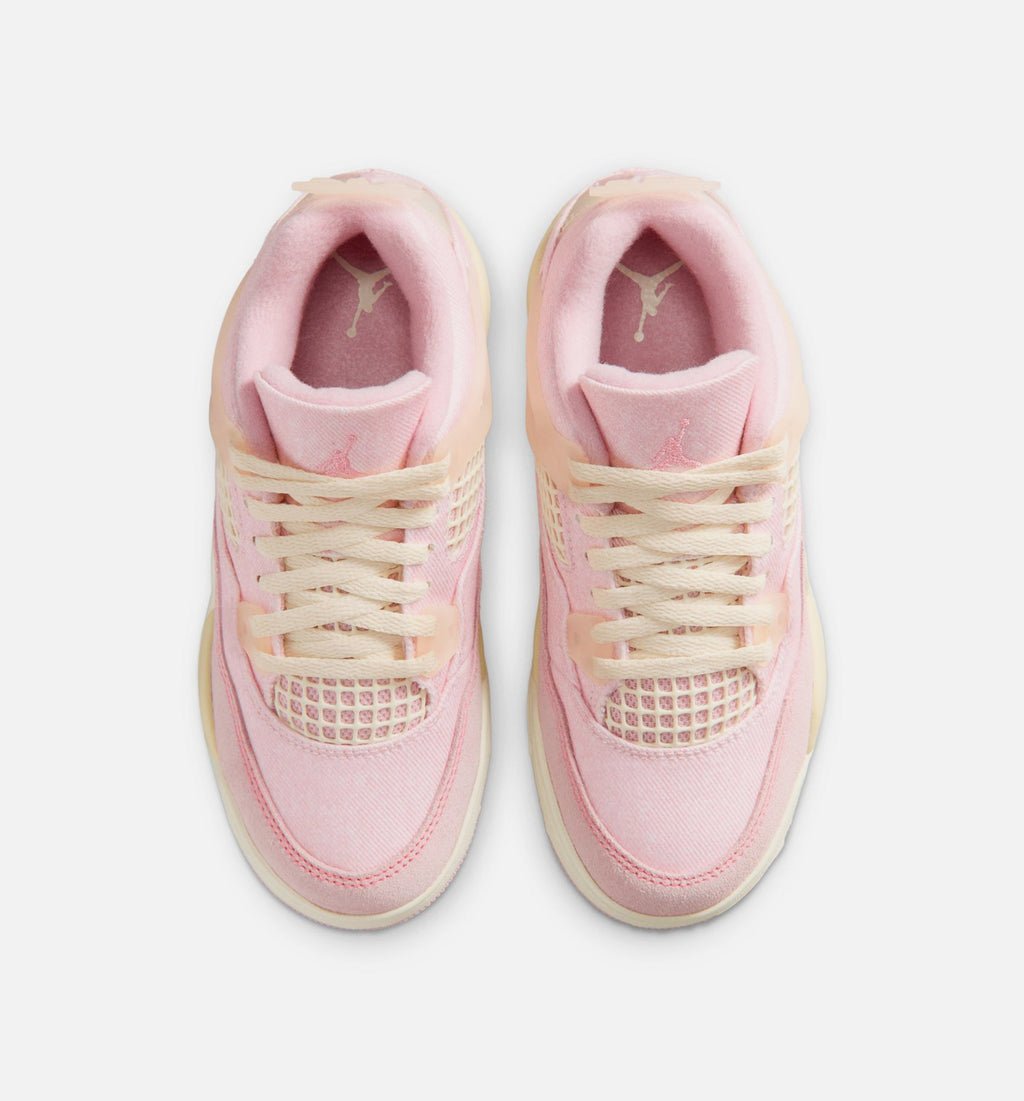 Air Jordan 4 Retro Pink Pearl And Iced Carmine Preschool Shoes - Pearl Pink Iced Carmine Coconut Milk