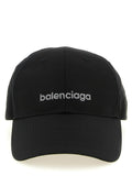 Balenciaga Black Polyester Baseball Cap