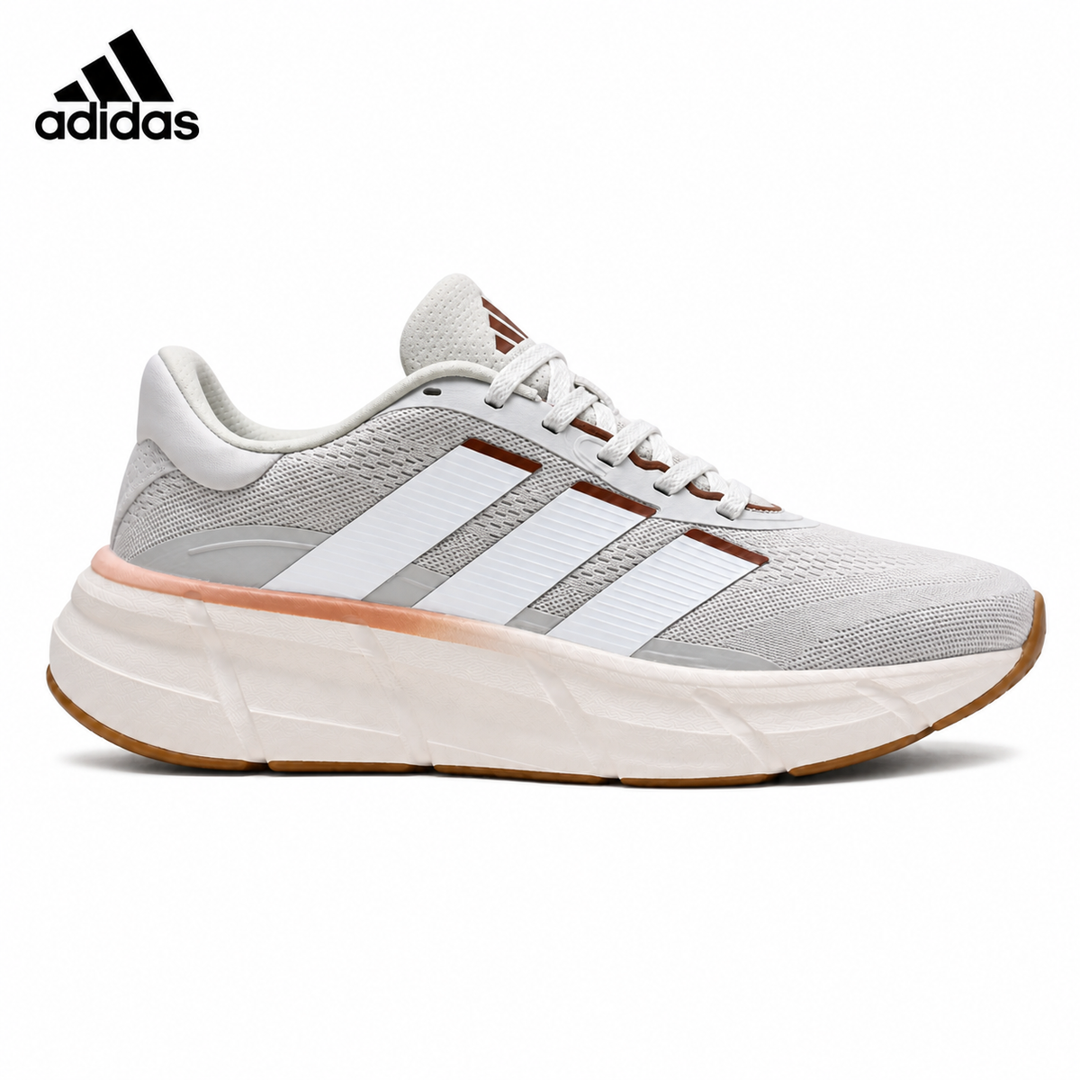 Adidas K81801750 Unisex Running Shoes - White/Beige