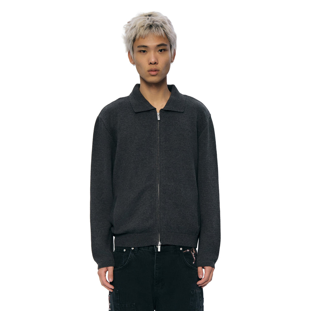 "blossom v2" polo zip Knit