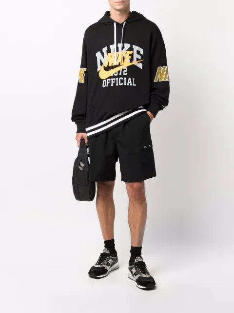 Nike logo-print hoodie