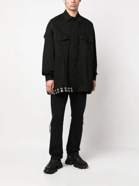 Raf Simons fringe-detail denim jacket