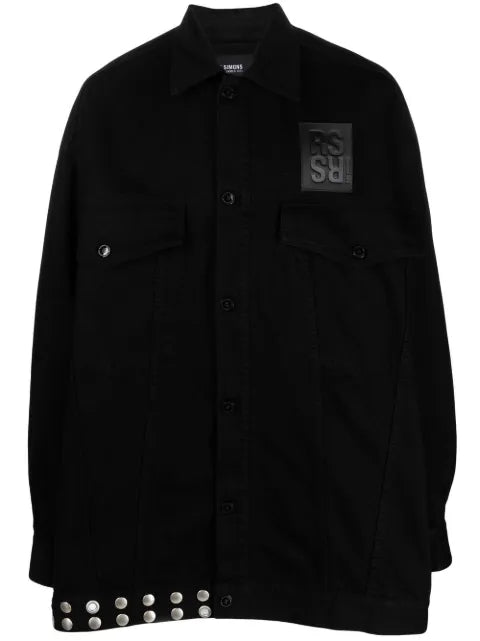 Raf Simons fringe-detail denim jacket