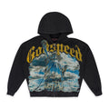 Black Chrome Liberty Zip Hoodie V2