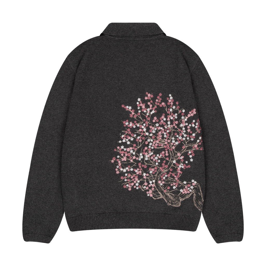 "blossom v2" polo zip Knit