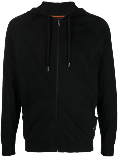 Paul Smith cotton jersey zip lounge hoodie