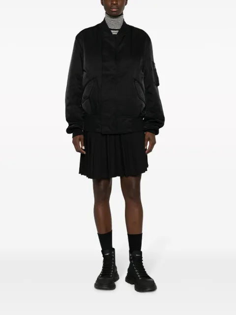Y-3 bomber jacket with long sleeves