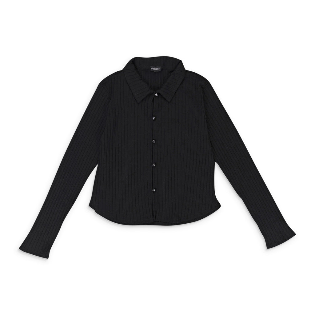 KEYHOLE BLACK CARDIGAN