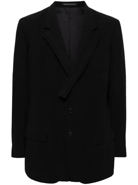 Yohji Yamamoto single-breasted blazer