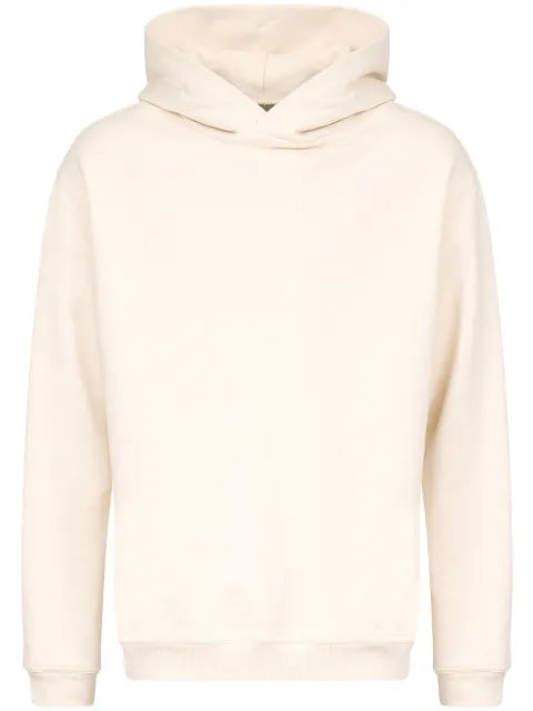 Maison Margiela logo-embroidered cotton hoodie