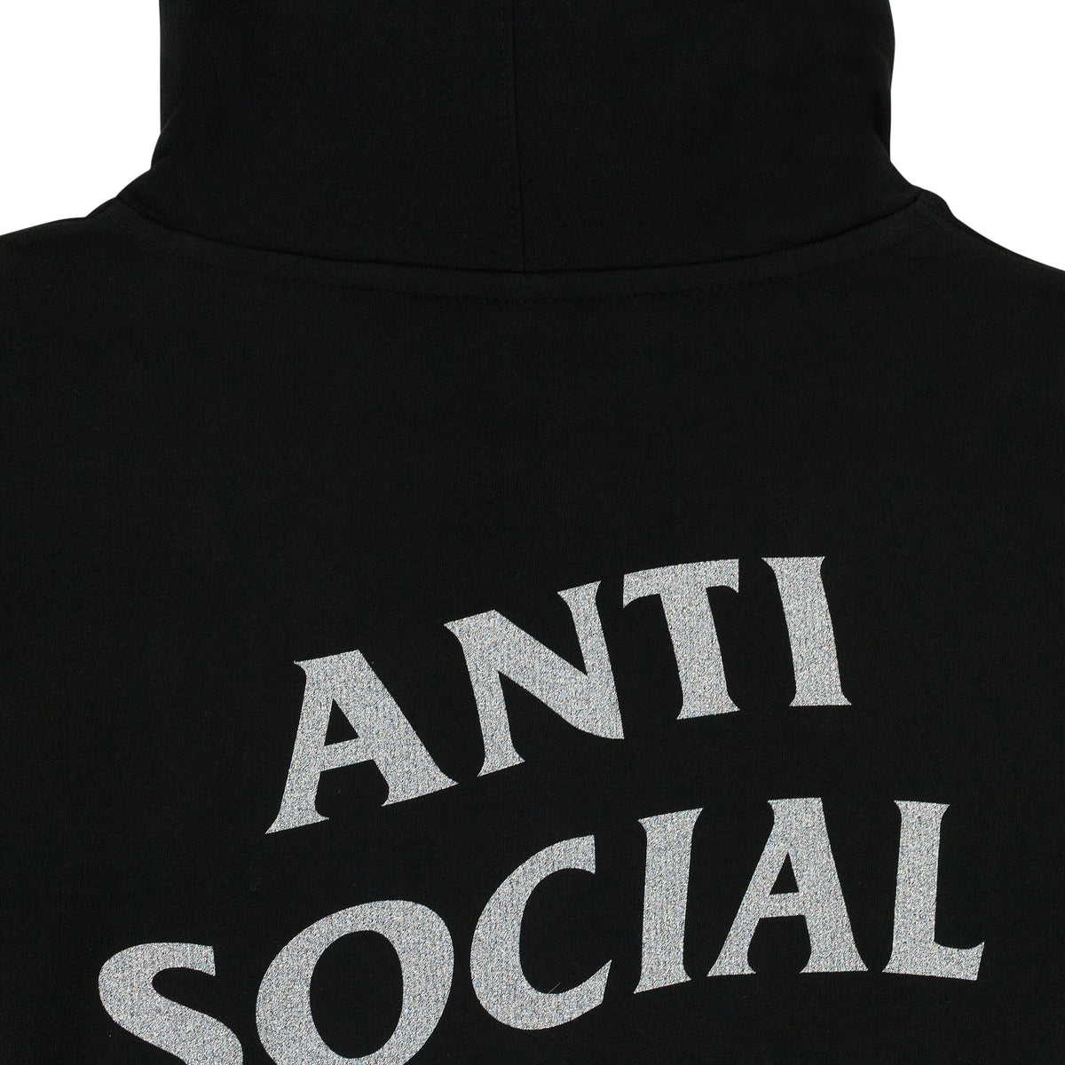 BLACK GLITTER 'BLINDED' HOODIE