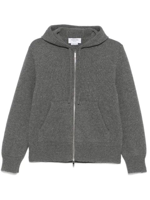 Thom Browne geese intarsia merino wool hoodie