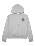 MEMBERS OF THE RAGE embroidered distressed hoodie