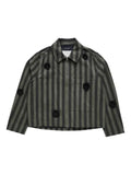 Song For The Mute Daisy cropped shirt jacket