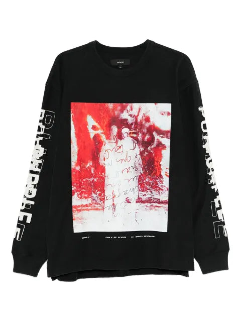 Purple Brand long-sleeve sweatshirt
