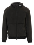 Woolrich zip-up fleece hoodie