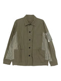 sacai button-down jacket