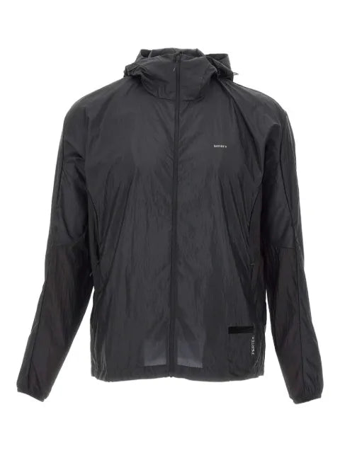 Satisfy Pertex Diamond Fuse Windbreaker logo-print jacket