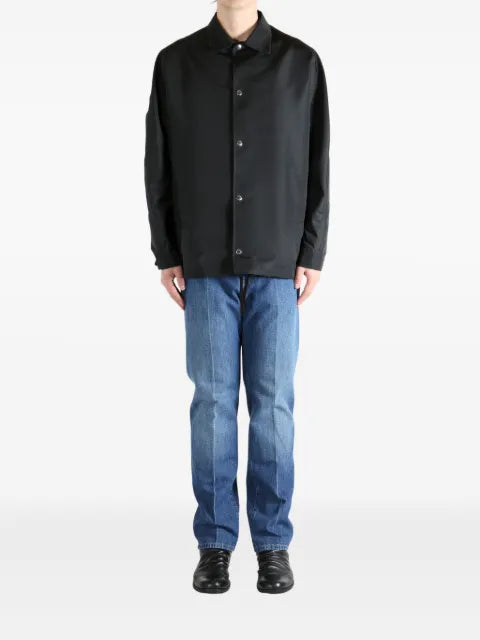 Givenchy coach jacket in polyfaille embroidered Givenchy Paris