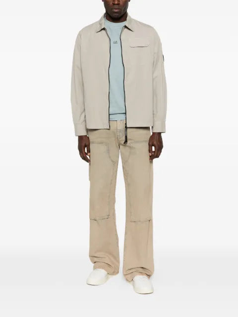 C.P. Company organic gabardine zipped Lens overshirt