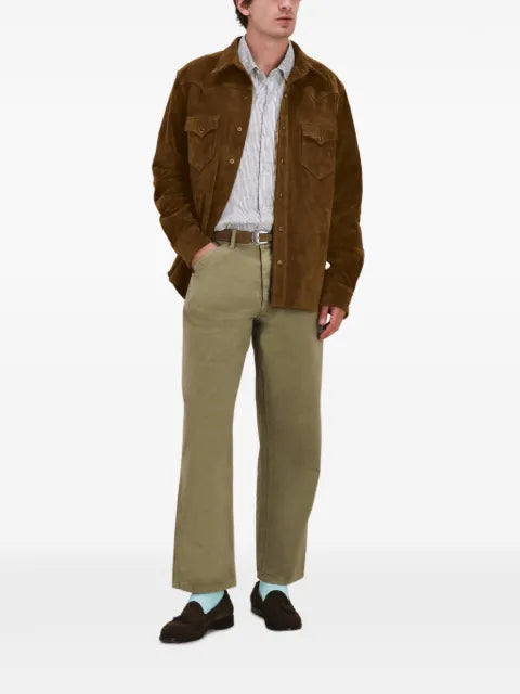 Fortela Ranch flap-pocket leather jacket