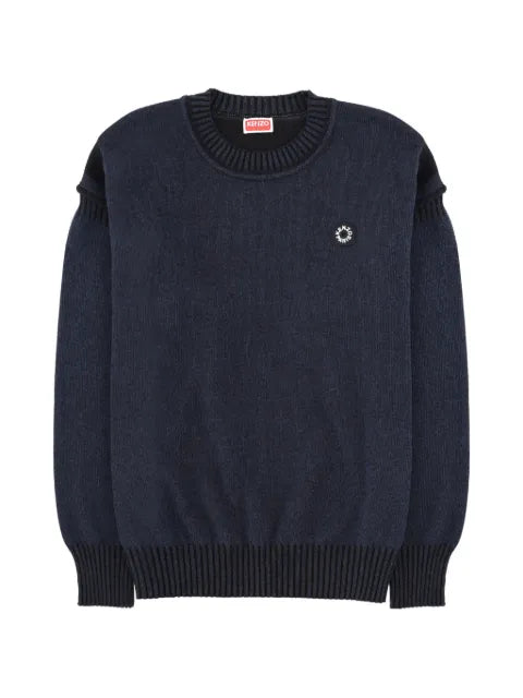 Kenzo panelled round-neck sweater