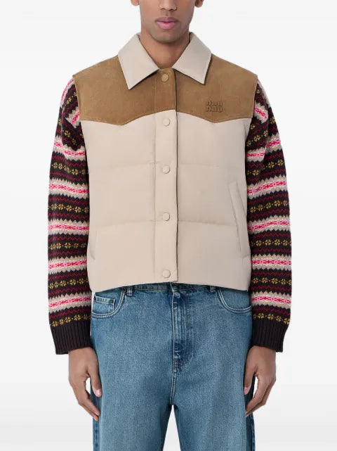 Miu Miu snap-button-fastening gilet