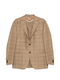 Corneliani checked button jacket