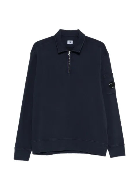 C.P. Company malfilè fleece Lens half zip sweatshirt