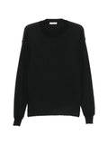 The Row Masaki sweater with waffle-knit pattern