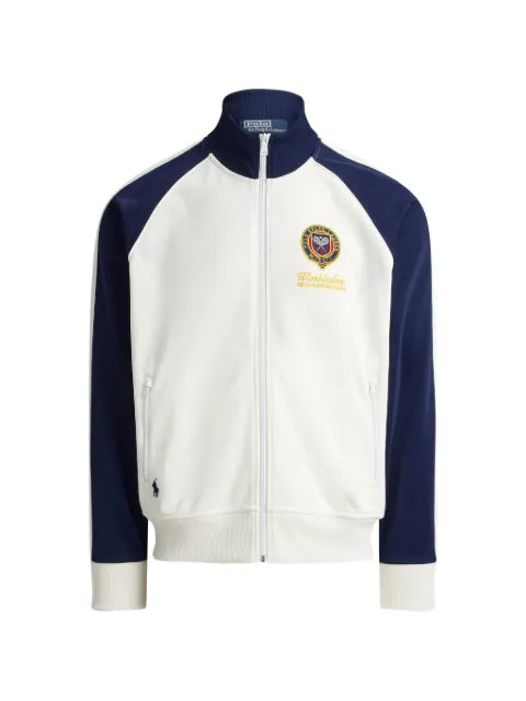 Polo Ralph Lauren Wimbledon zip tennis patch track sweatshirt