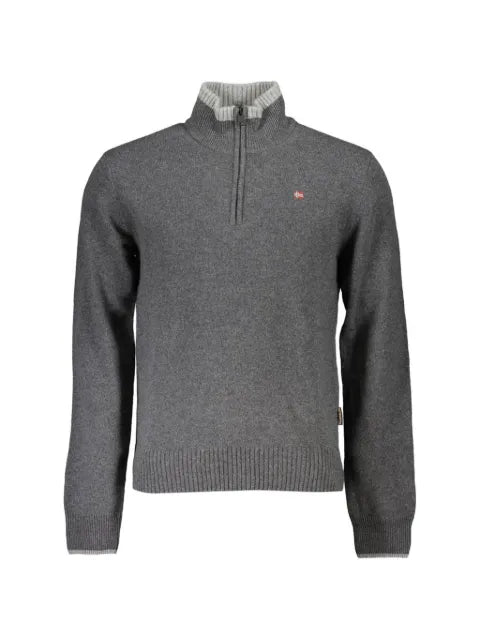 Napapijri quarter-zip mock-neck sweater