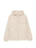 SANDRO logo-detail zip-up jacket