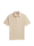 Ralph Lauren Purple Label embroidered linen polo shirt