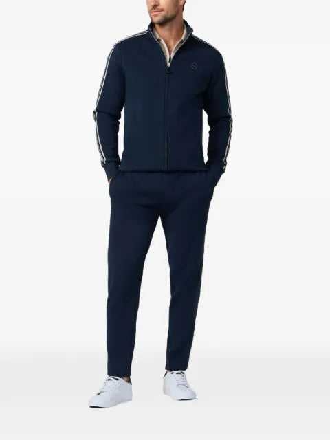 Hackett London tape-detail zip-up sweatshirt