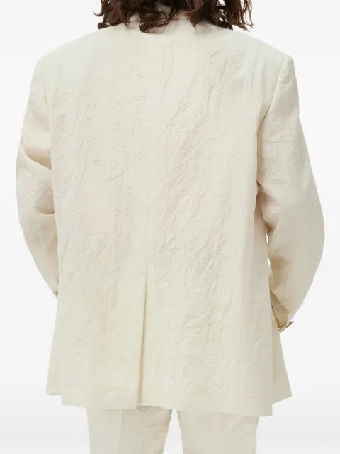 Versace wool creased blazer