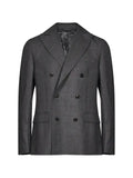 Another Aspect double-breasted peak-lapel jacket