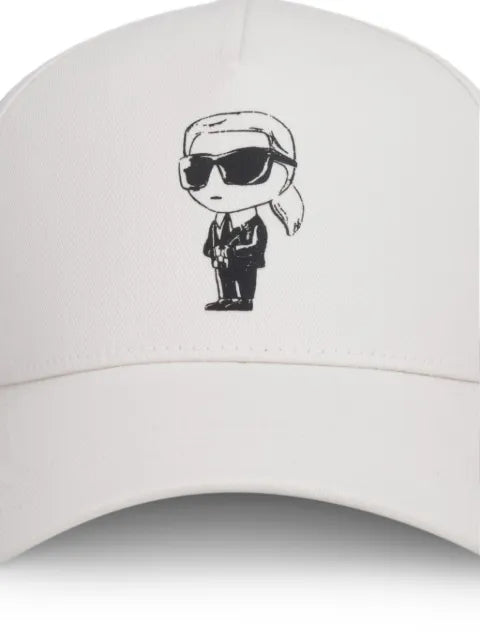 Karl Lagerfeld graphic-print baseball cap
