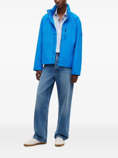 Tommy Hilfiger logo-print hooded jacket