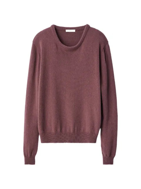 LEMAIRE crew-neck sweater in alpaca wool blend