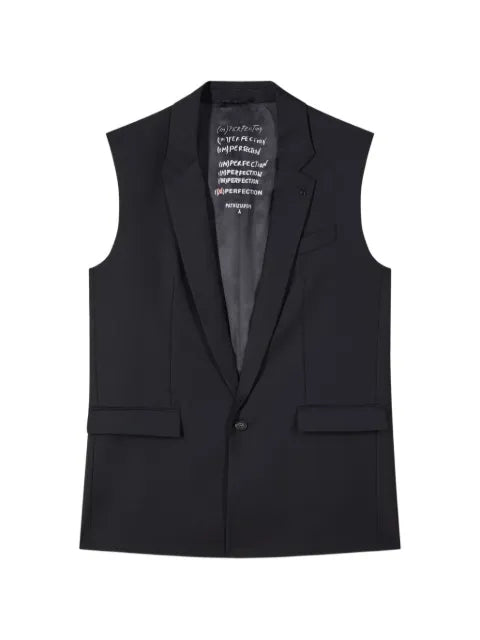 Patrizia Pepe tailored single-breasted gilet