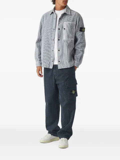Stone Island 1200016 organic cotton corduroy 800 overshirt