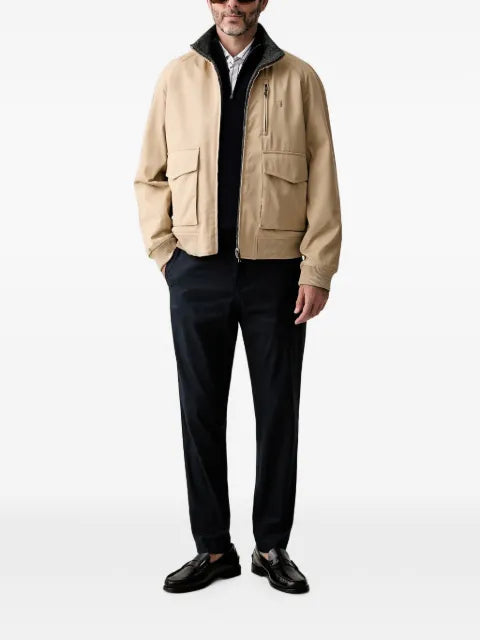 Trussardi reversible herringbone-pattern jacket