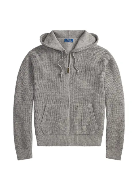 Polo Ralph Lauren waffle-knit zip-up hoodie