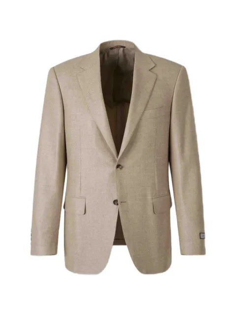 Canali single-breasted notch-lapel blazer