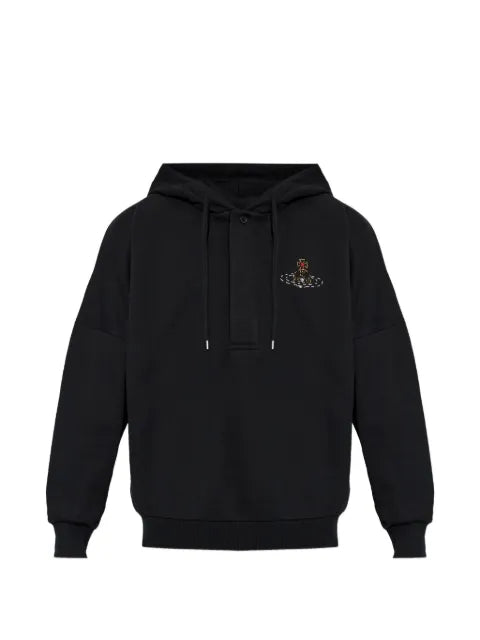 Vivienne Westwood Batwing embroidered-logo hoodie