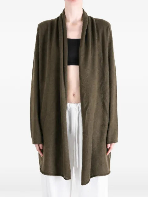 Frenckenberger shawl-collar open-front cardigan