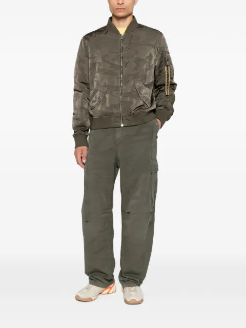 FENDI camouflage-pattern bomber jacket