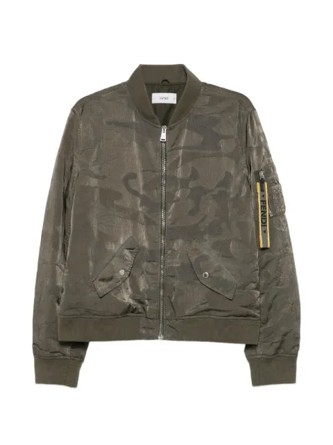FENDI camouflage-pattern bomber jacket