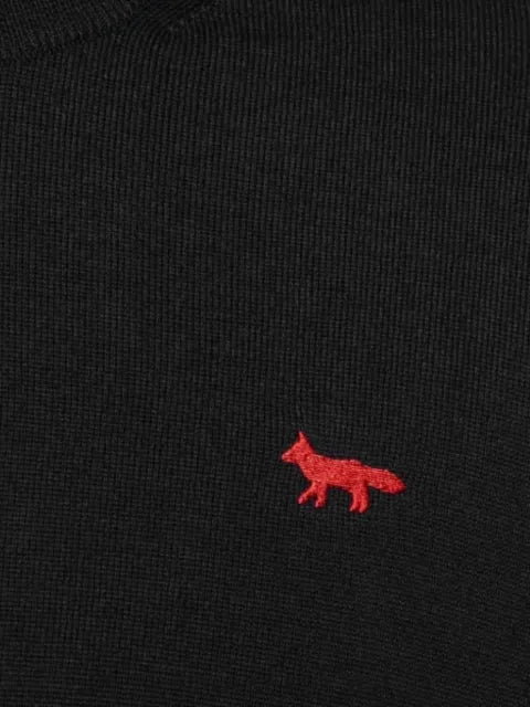 Maison Kitsuné fox-patch sweater